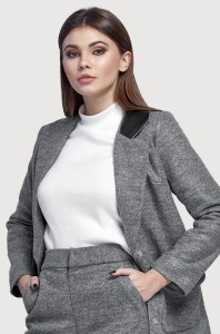 Marynarka szary melanż